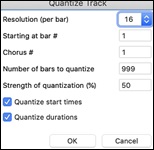 Quantize Track